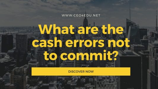 What are the cash errors not to commit?